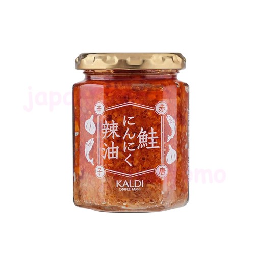 칼디 연어 마늘라유 홍고추 120g