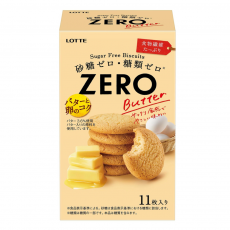 일본 롯데 ZERO 제로 슈가 프리 비스킷 버터맛 외 1종