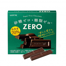 일본 롯데 ZERO 제로 슈가 프리 카카오 70% 초콜릿