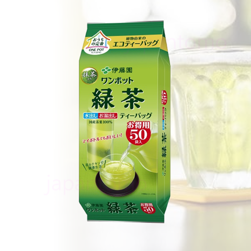 일본 이토엔 원포트 티백 녹차 50봉입