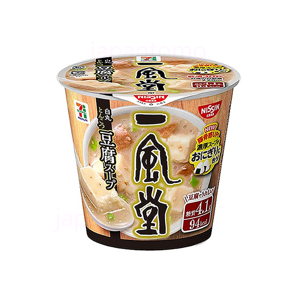 일본 세븐일레븐 잇푸도 시로마루 돈코츠 두부 스프