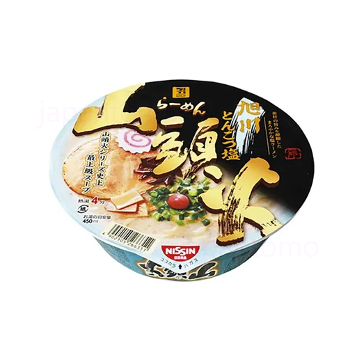 일본 세븐일레븐 프리미엄 산토카 아사히카와 돈코츠 시오 컵라면