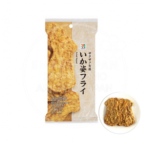 일본 세븐일레븐 바삭바삭 식감의 오징어 모양 후라이 / 이카후라이