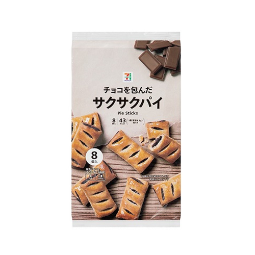 일본 세븐일레븐 사쿠사쿠 파이 / 초코품은 바삭바삭파이