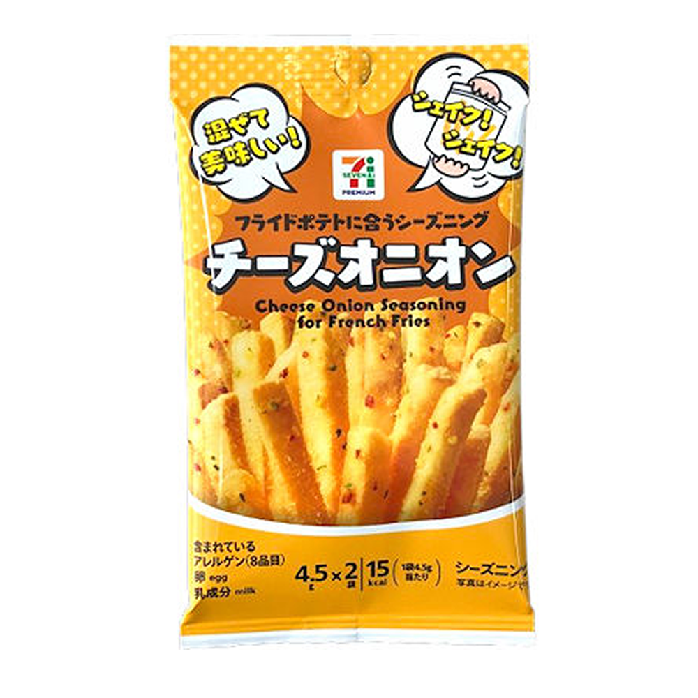 일본 세븐일레븐 후라이드 포테토 시즈닝 치즈어니언맛  / 감자튀김 시즈닝