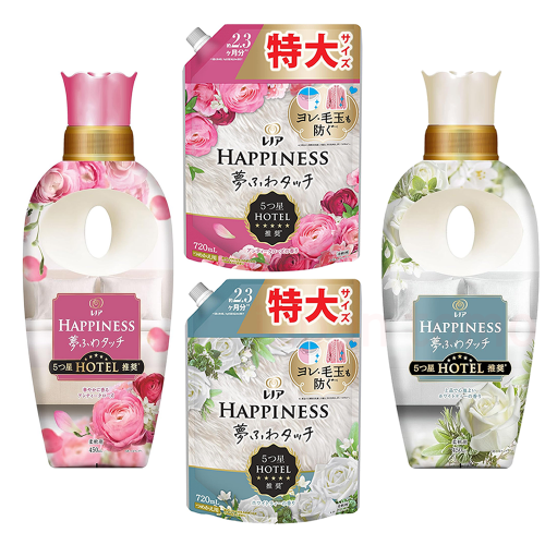 레노아 해피니스 유메후와 터치 유연제 4종