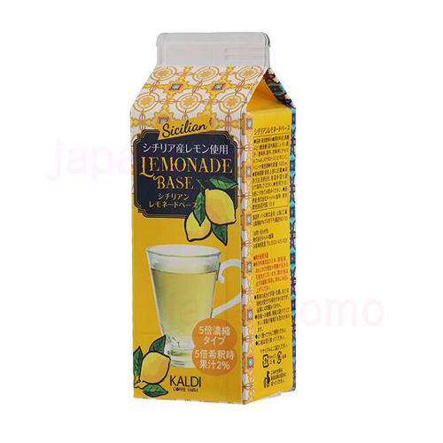 칼디 시칠리아 레몬에이드 베이스 500ml / 일본 KALDI