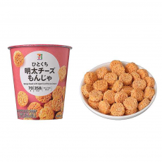 일본 세븐일레븐 세븐프리미엄 한입크기 명란치즈몬자야끼맛 스낵