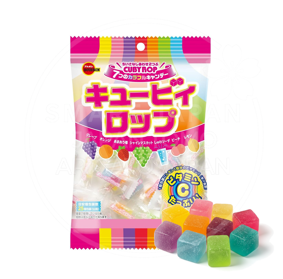 부르봉 큐비롭 캔디 / 일본 과일맛 사탕