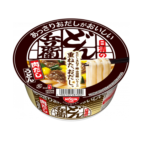 닛신 돈베이 고기육수우동 / 일본 컵라면