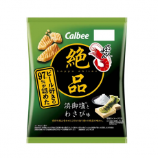 가루비 에비센 해변의소금과 와사비맛(초록) / 일본 새우깡