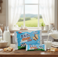 유라쿠제과 블랙썬더 미니 초콜릿바 북해도 밀크맛 / 일본 초코바