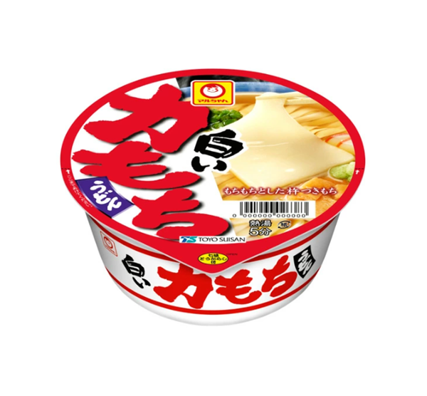 일본 마루짱 시로이 치카라 모찌 우동 컵라면