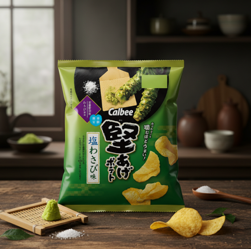 가루비 카타아게 감자칩 소금와사비맛 / 일본 포테이토칩