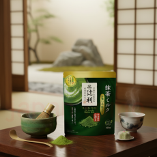 카타오카 츠지리 우지 말차 밀크 진한맛 / 녹차 밀크