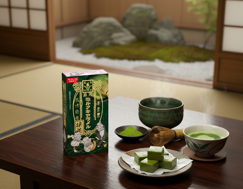 모리나가 밀크카라멜 말차맛 / 일본 캐러멜