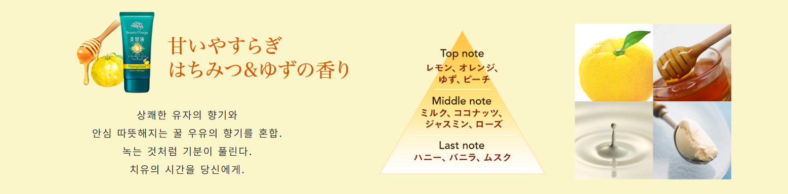 아트릭스 atrix 뷰티차지 꿀&유자 80g / 일본 핸드크림