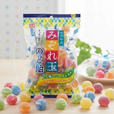 마츠야 미조레 타마 구슬 목캔디 (파랑) / 일본 캔디
