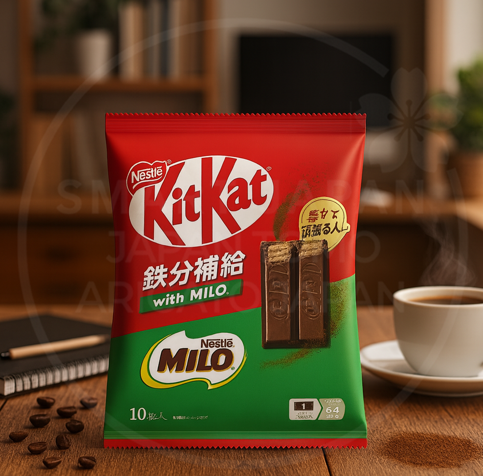 네슬레 일본 킷캣 초콜릿 철분보급 with마일로
