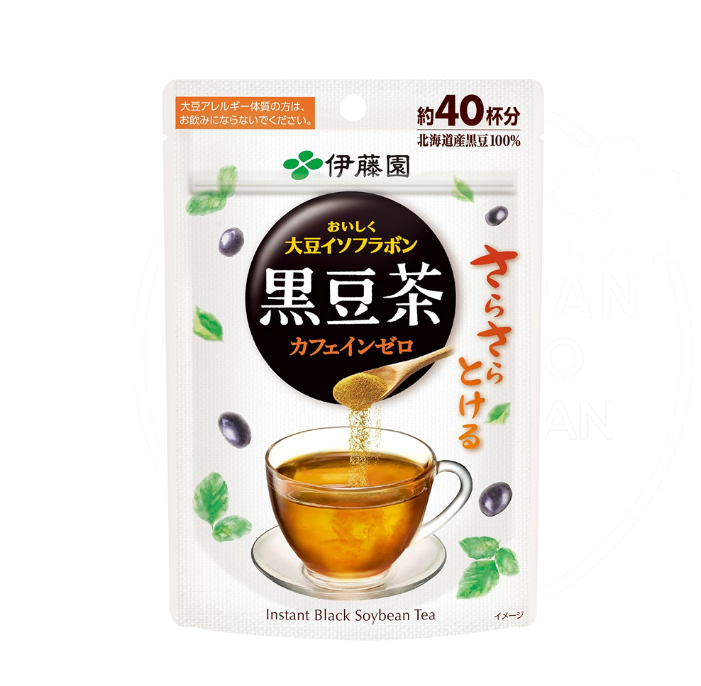 이토엔 검은콩차 [가루 분말형] 40잔분 /일본 쿠로마메차