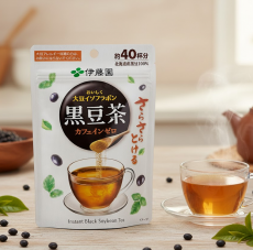 이토엔 검은콩차 [가루 분말형] 40잔분 /일본 쿠로마메차