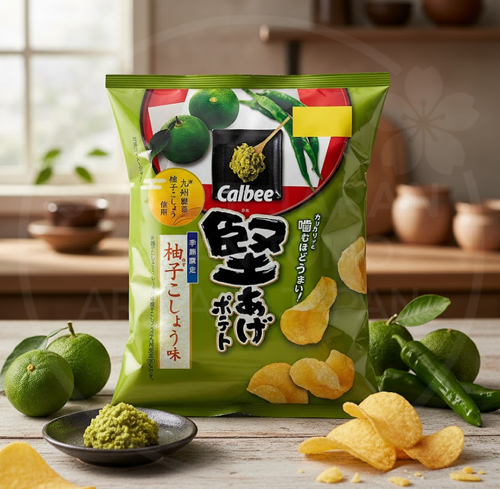 가루비 카타아게 감자칩 유자후추맛 / 일본 포테이토칩