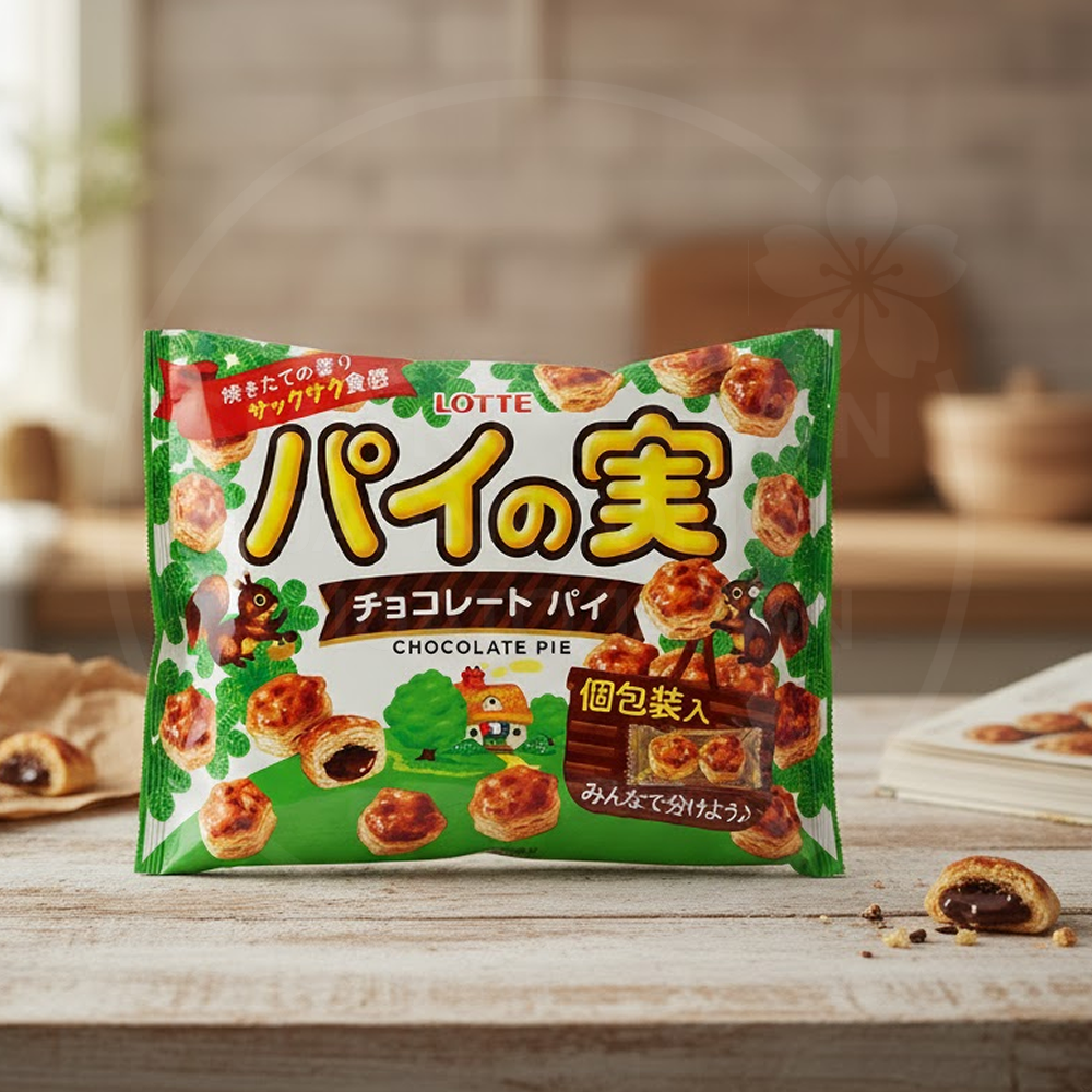 롯데 파이노미 파이의 열매 쉐어팩 대용량 오리지널맛 / 일본 초코 과자