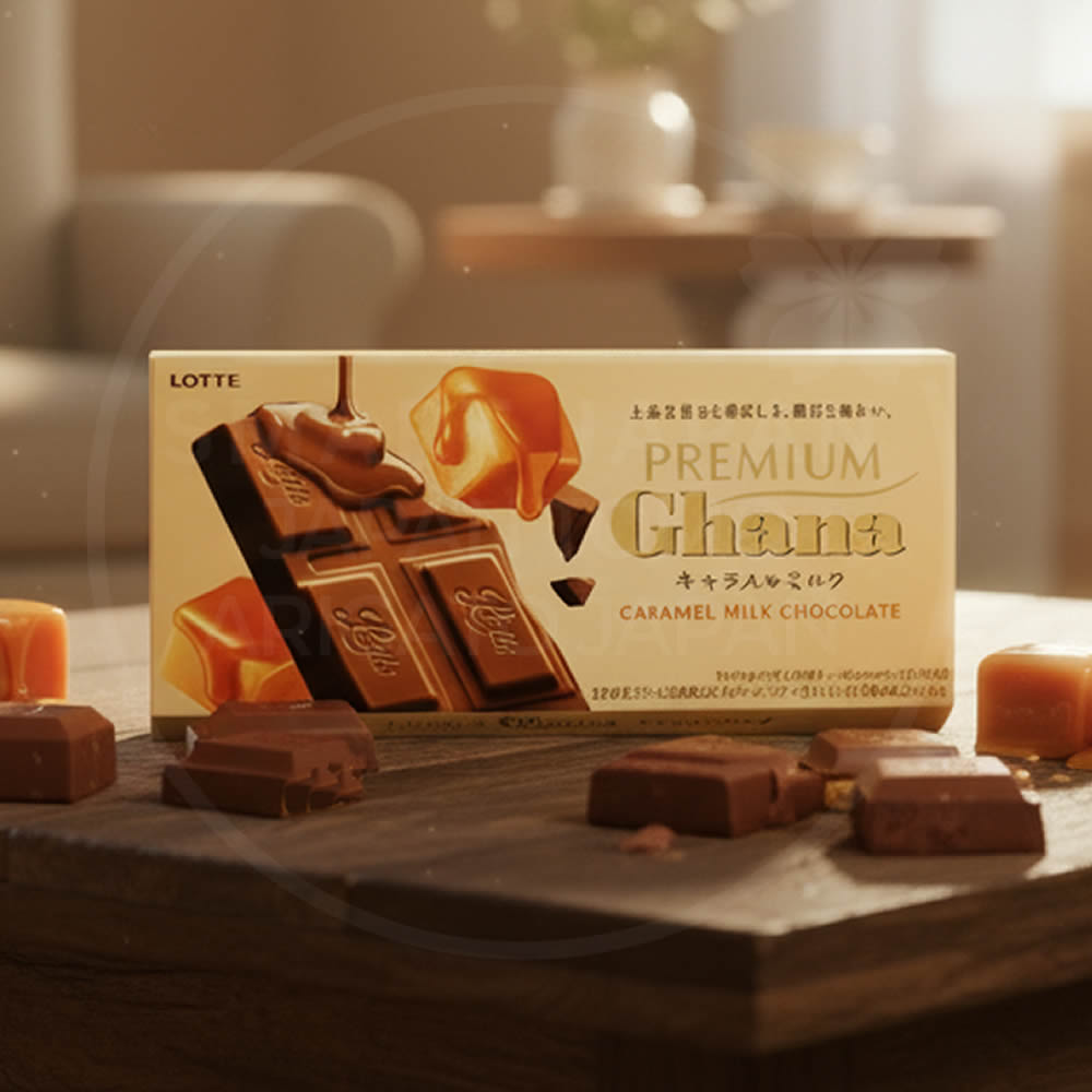 일본 롯데 가나 초콜릿 프리미엄 캬라멜밀크맛