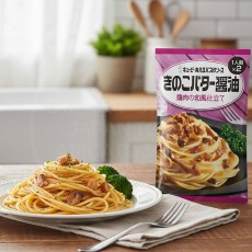 일본 큐피 아에루 파스타 소스 키노코버터쇼유 버섯버터간장