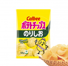 일본 가루비 포테이토칩 노리시오 김소금맛 / 카루비 스낵