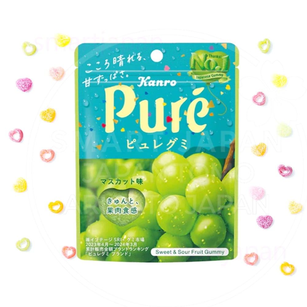 칸로 Kanro 퓨레 구미 머스캣 청포도맛