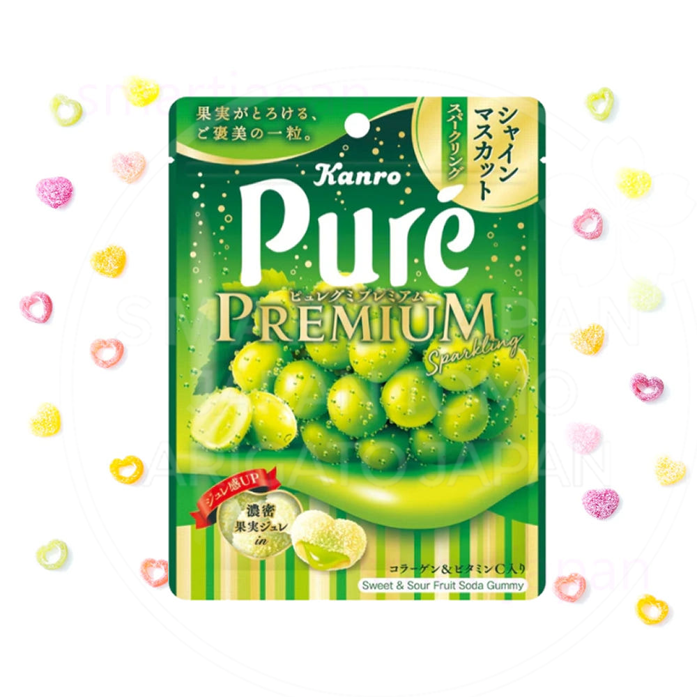 칸로 Kanro 퓨레 구미 프리미엄 샤인머스캣맛