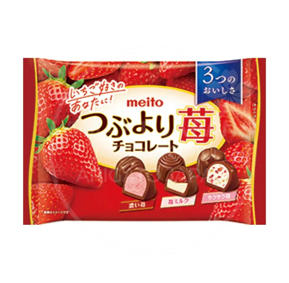 메이토 츠부요리 이치고 딸기맛 3종 초콜릿