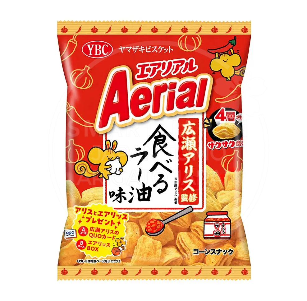 YBC 에어리얼 스낵 먹는 라유맛 / 일본 꼬북칩
