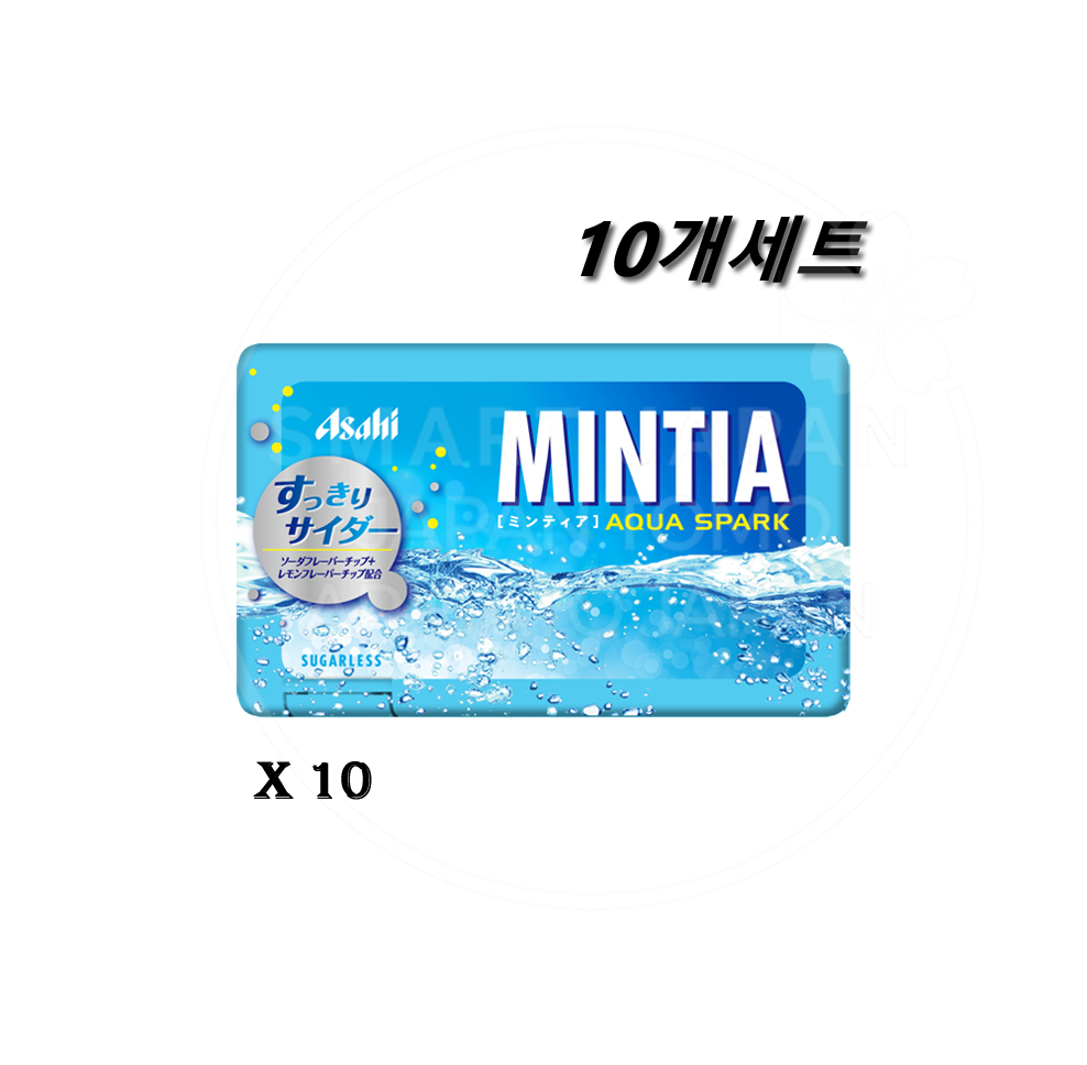 아사히 민티아 구강청정캔디 10개세트 아쿠아스파크