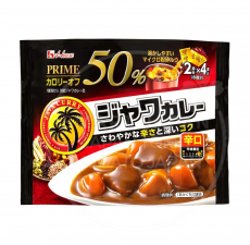 하우스 자와카레 고체가루 칼로리 50% 프라임 매운맛 (빨강)