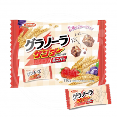 유라쿠제과 블랙썬더 미니 초콜릿바 그래놀라 썬더 / 일본 초코바