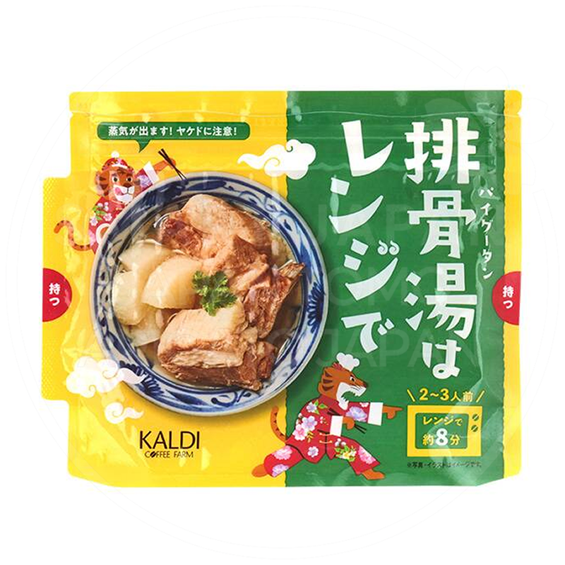 칼디 전자레인지로 파이구탄 돼지등뼈탕 / 일본 KALDI
