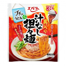 에바라 푸칫토 우동 국물없는 탄탄면 (빨강) / 일본 츠유