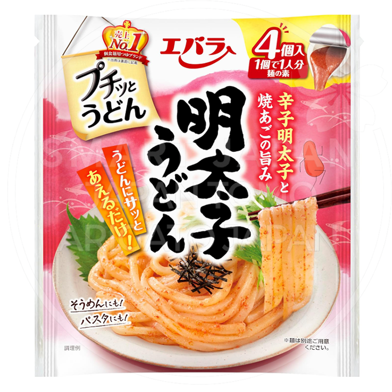 에바라 푸칫토 우동 멘타이코 명란 (핑크) / 일본 츠유