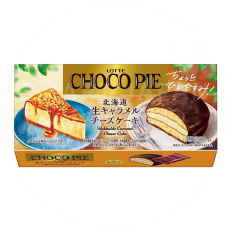 롯데 초코파이 홋카이도 생캐러멜 치즈케이크 6개입 / 일본 초코파이