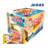 유라쿠 블랙 썬더 초코 20개세트 / 일본 유락 초코바 하와이안 썬더