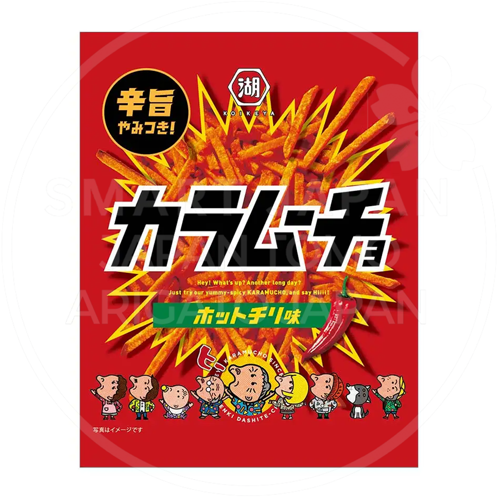 일본 코이케야 스틱 카라무쵸 핫칠리맛 감자스낵 90g