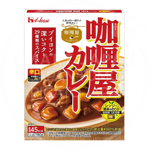 일본 하우스 즉석카레 카레야 카레 매운맛 180g