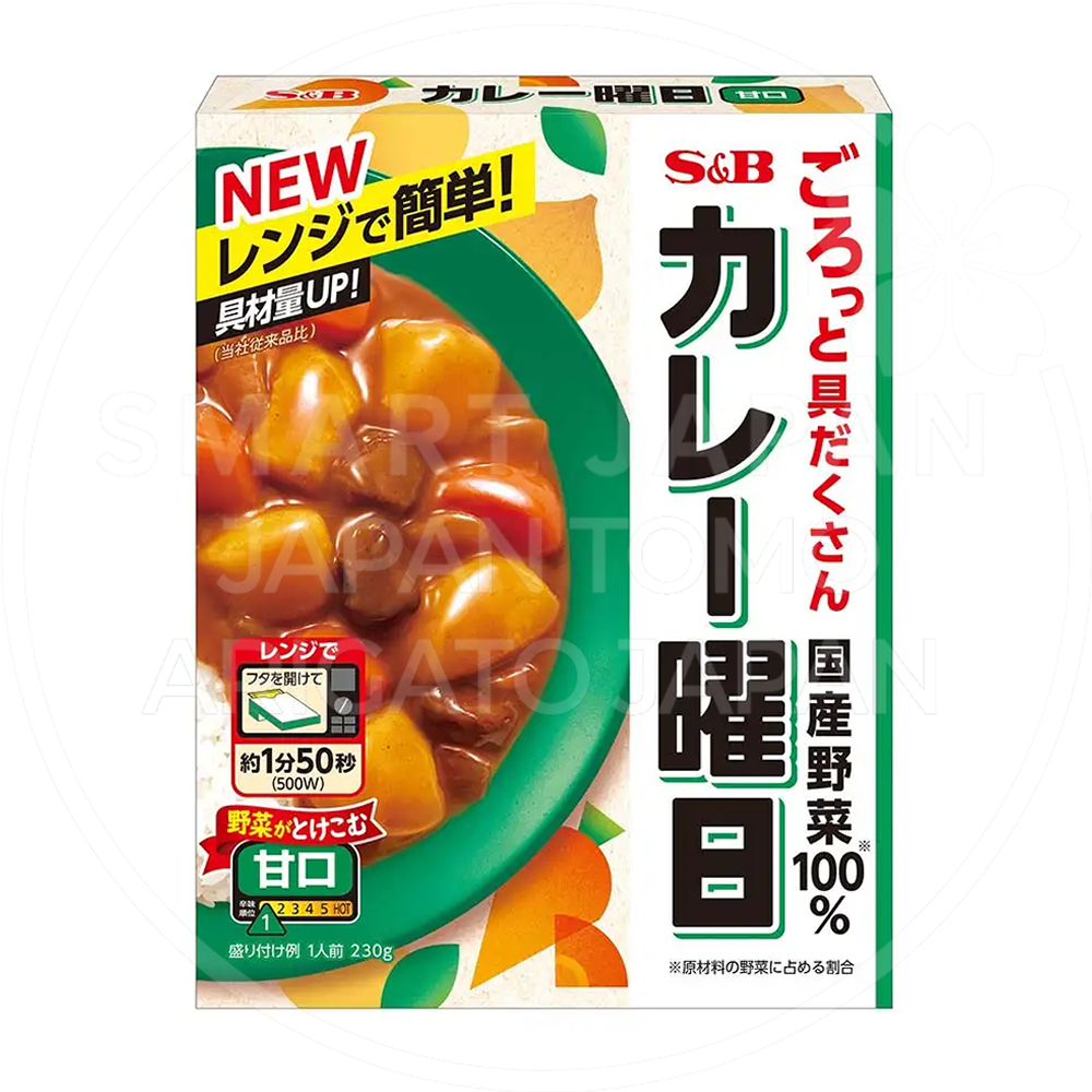 일본 에스비 카레요일 순한맛 230g