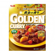일본 에스비 골든카레 즉석카레 중간매운맛 200g