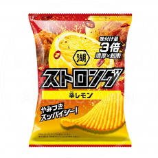 일본 코이케야 스트롱 포테이토칩 매운 레몬맛 53g /일본 감자칩