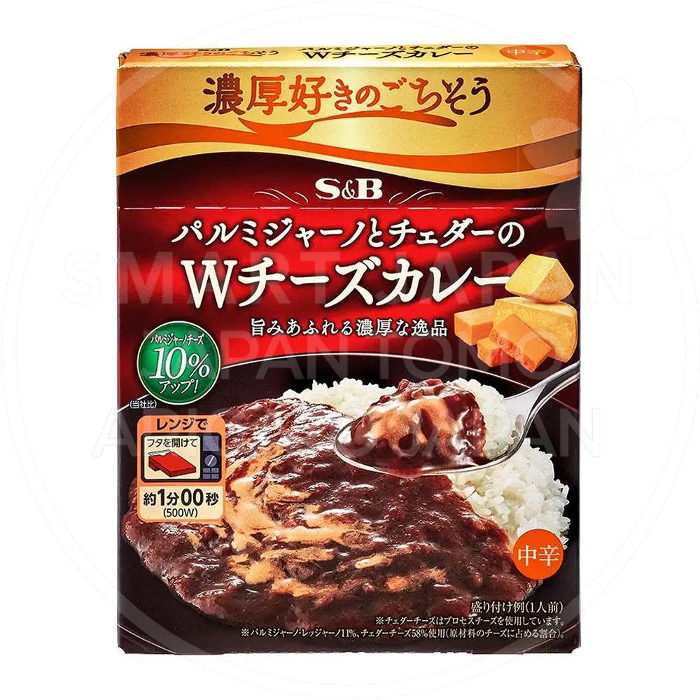 일본 에스비 농후한 맛 파르미자노 체다 W치즈카레 150g