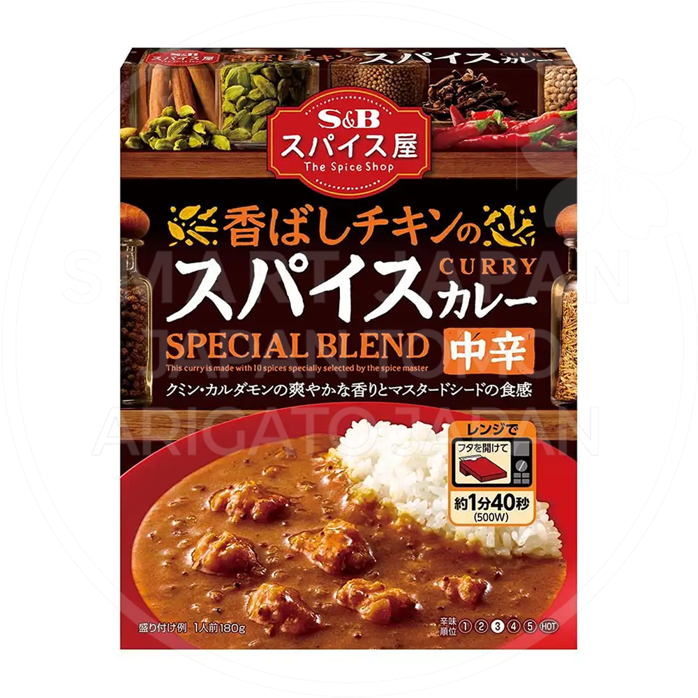 일본 에스비 스파이스야 향긋한 치킨 스파이스카레 중간매운맛 180g