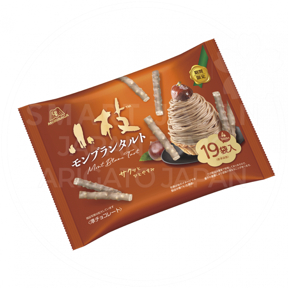 일본 모리나가 코에다 잔가지 봉지타입 몽블랑 타르트맛 100g /일본 과자